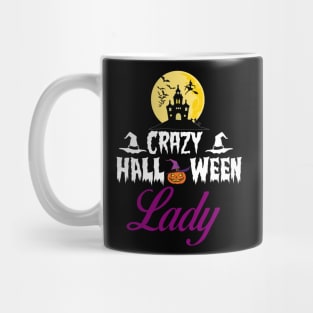 Crazy-Halloween-lady Mug